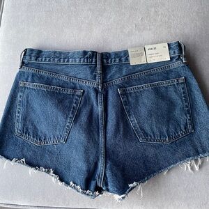 Agolde Parker Vintage Cut off Shorts High-Waisted Frayed Hem